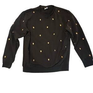 RARE FIND Vintage Zara iron skull sweatshirt authentic original Crew Neck XL